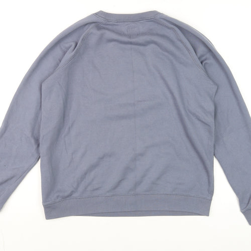 Jack Wills Women's Blue Crew Neck Pullover Sweatshirt UK 14