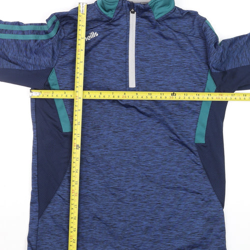 O'Neills Women's Blue Size 10 1/4 Zip Athletic Track Jacket