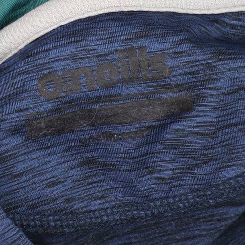 O'Neills Women's Blue Size 10 1/4 Zip Athletic Track Jacket
