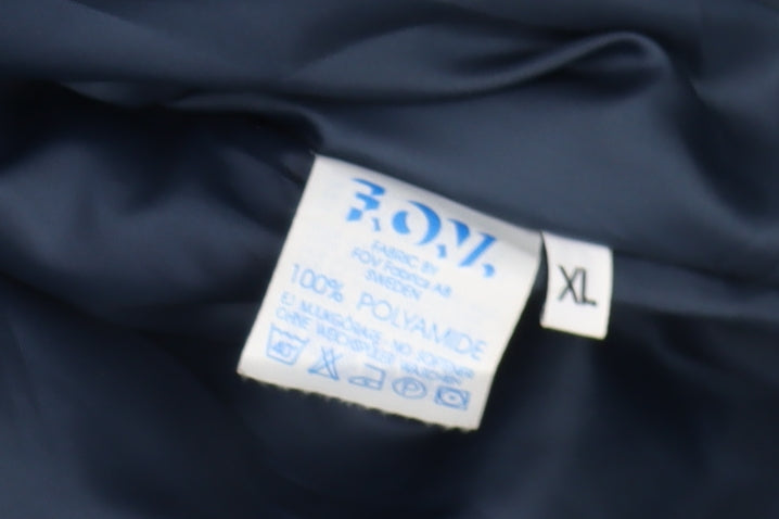 Racing Styles Men’s Blue XL Performance Parka Jacket Waterproof Nylon