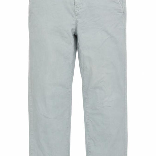 Paul Costelloe Living Men's Grey Chino Trousers W32 L31 Slim Fit
