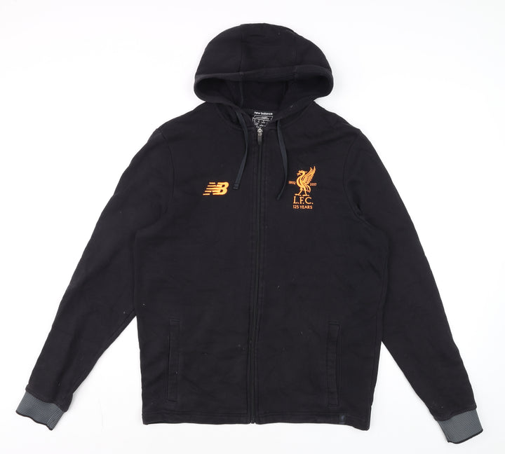 New Balance Men's Black L.F.C. Embroidered Full Zip Hoodie Size M