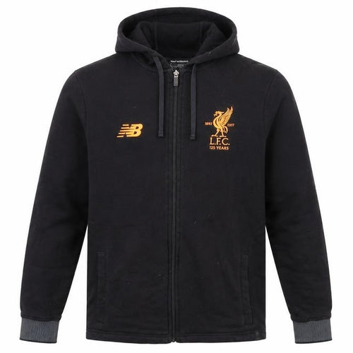 New Balance Men's Black L.F.C. Embroidered Full Zip Hoodie Size M