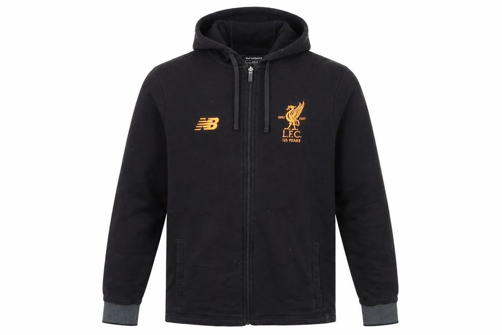 New Balance Men's Black L.F.C. Embroidered Full Zip Hoodie Size M