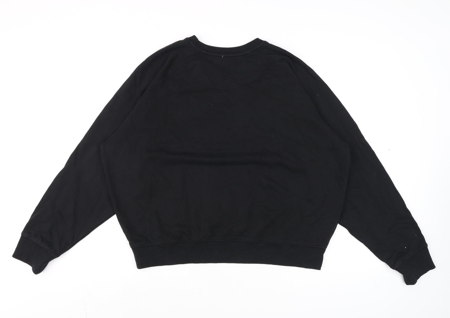 Sportiqe Men’s Black XL Pullover Cotton Sweatshirt with Logo