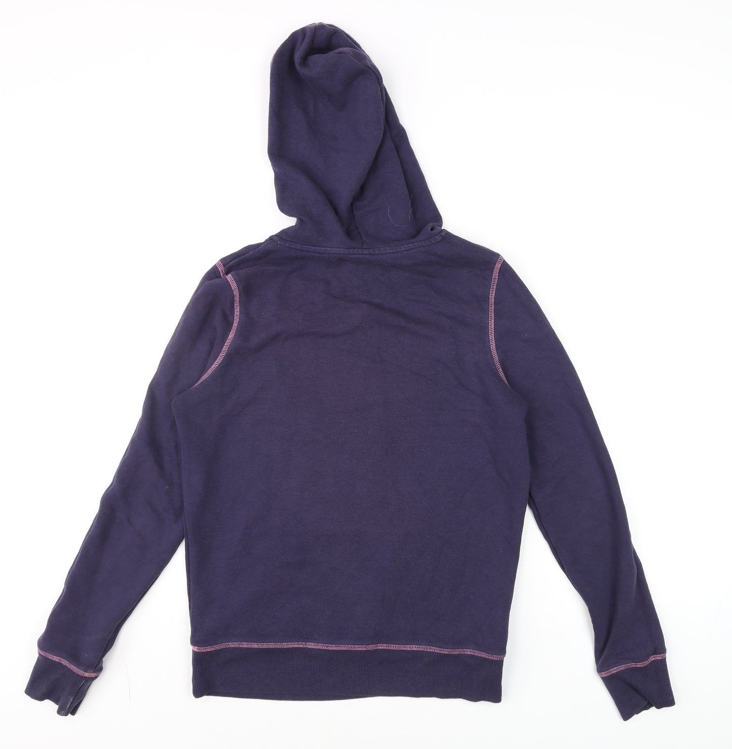 Papaya Women Navy Blue L.A.C. 75 Pullover Hoodie Size 12 Cotton Blend