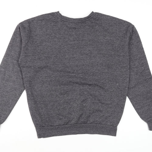 Harry Potter Boys Grey Long Sleeve Pullover Sweatshirt 2XS
