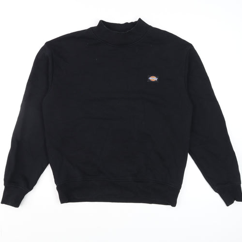Dickies Men’s Black Small Crew Neck Pullover Sweatshirt