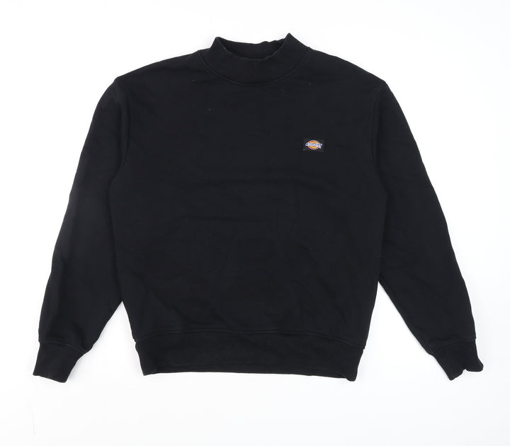 Dickies Men’s Black Small Crew Neck Pullover Sweatshirt