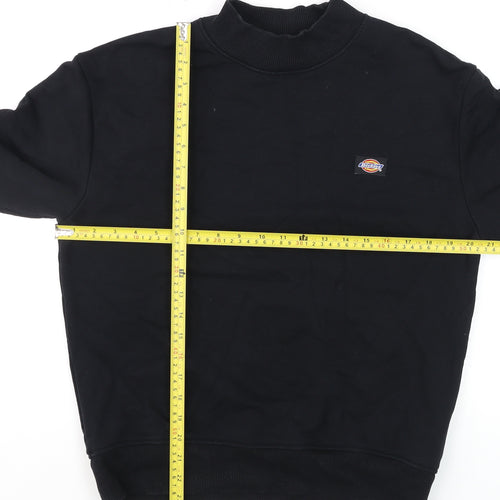 Dickies Men’s Black Small Crew Neck Pullover Sweatshirt