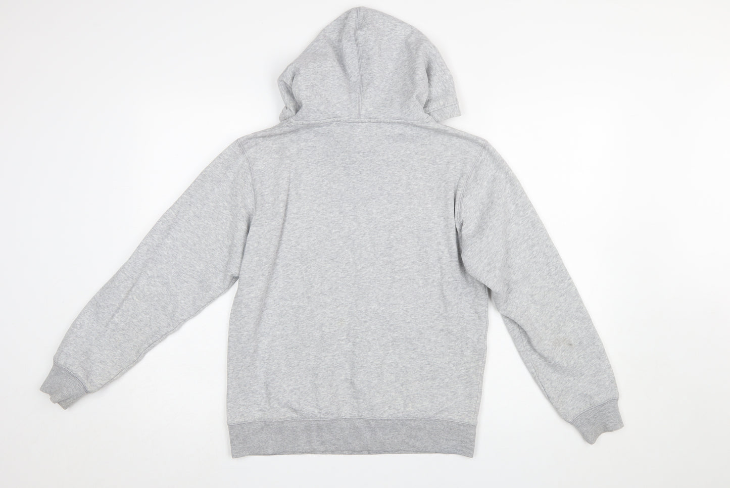 Domyos Boys Grey Pullover Hoodie 14 Years Athletic Graphic Print