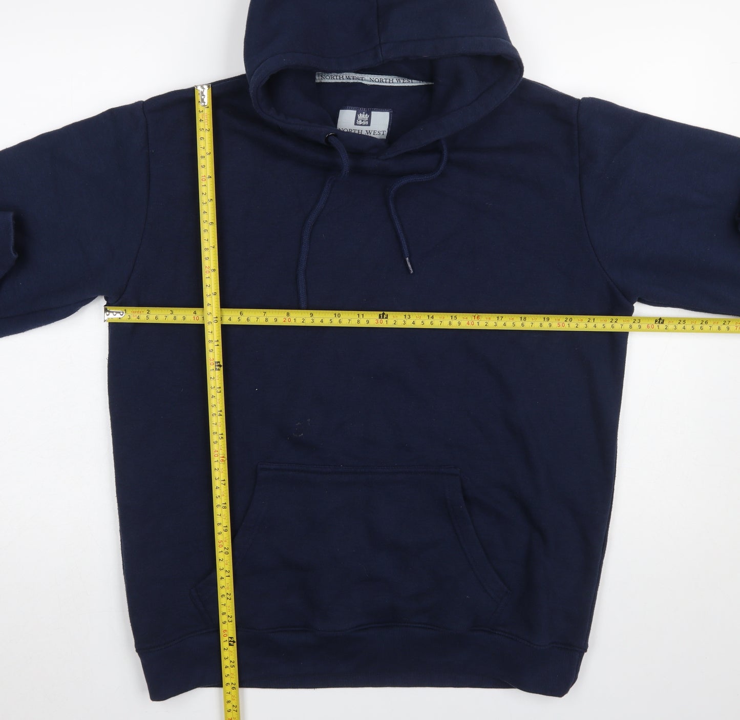 North West Men's Blue XL Pullover Hoodie Sweatshirt