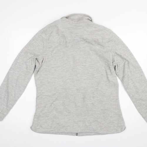 Regatta Great Outdoors Women Grey Fleece Full Zip Jacket UK 16