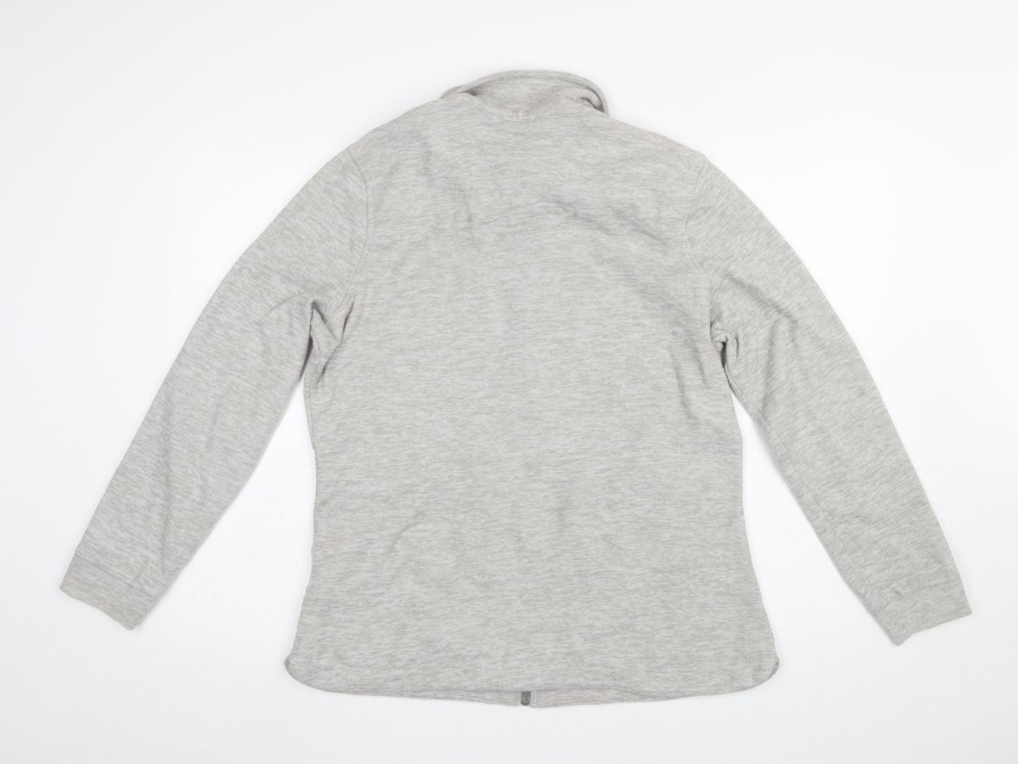 Regatta Great Outdoors Women Grey Fleece Full Zip Jacket UK 16
