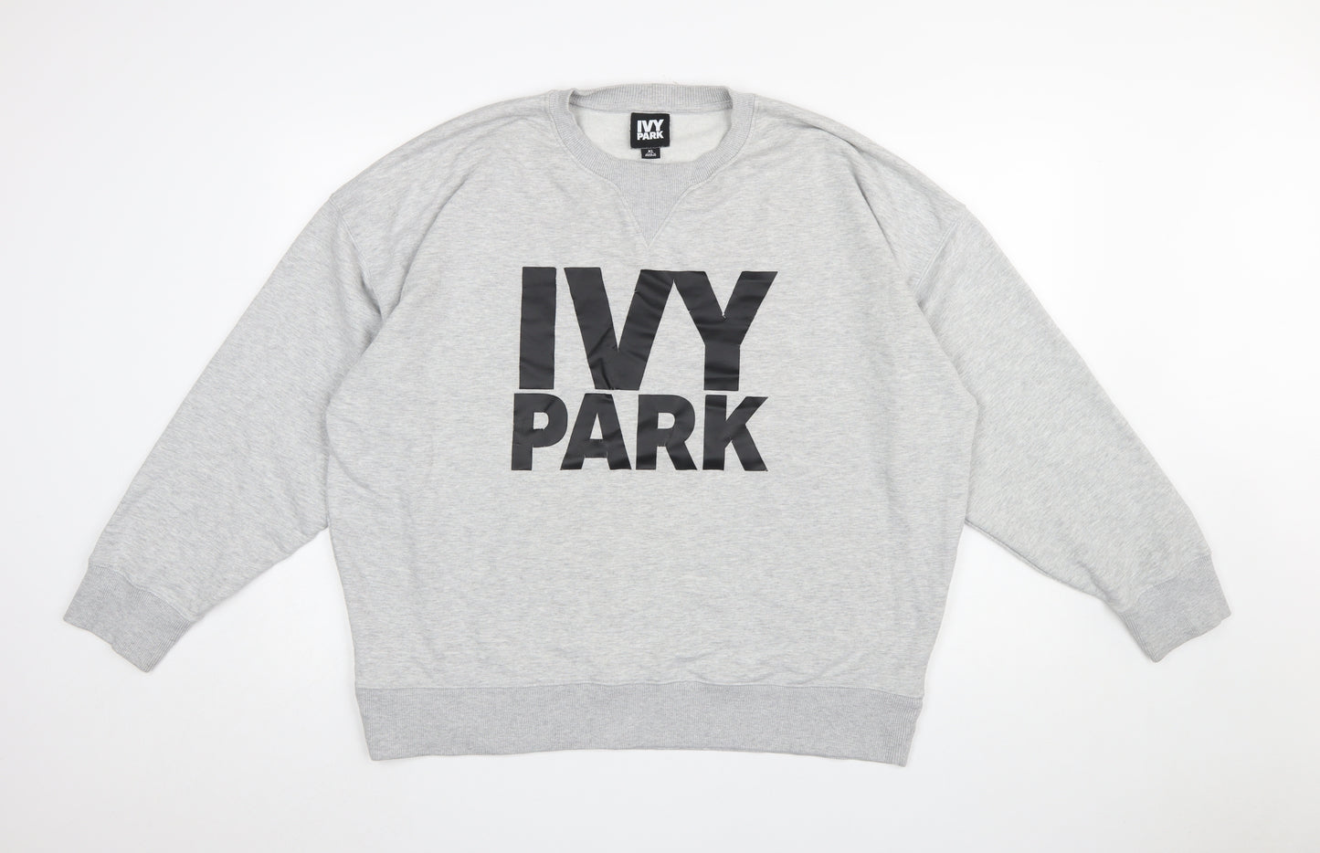 Ivy Park Women's Grey XL Crew Neck Logo Sweatshirt