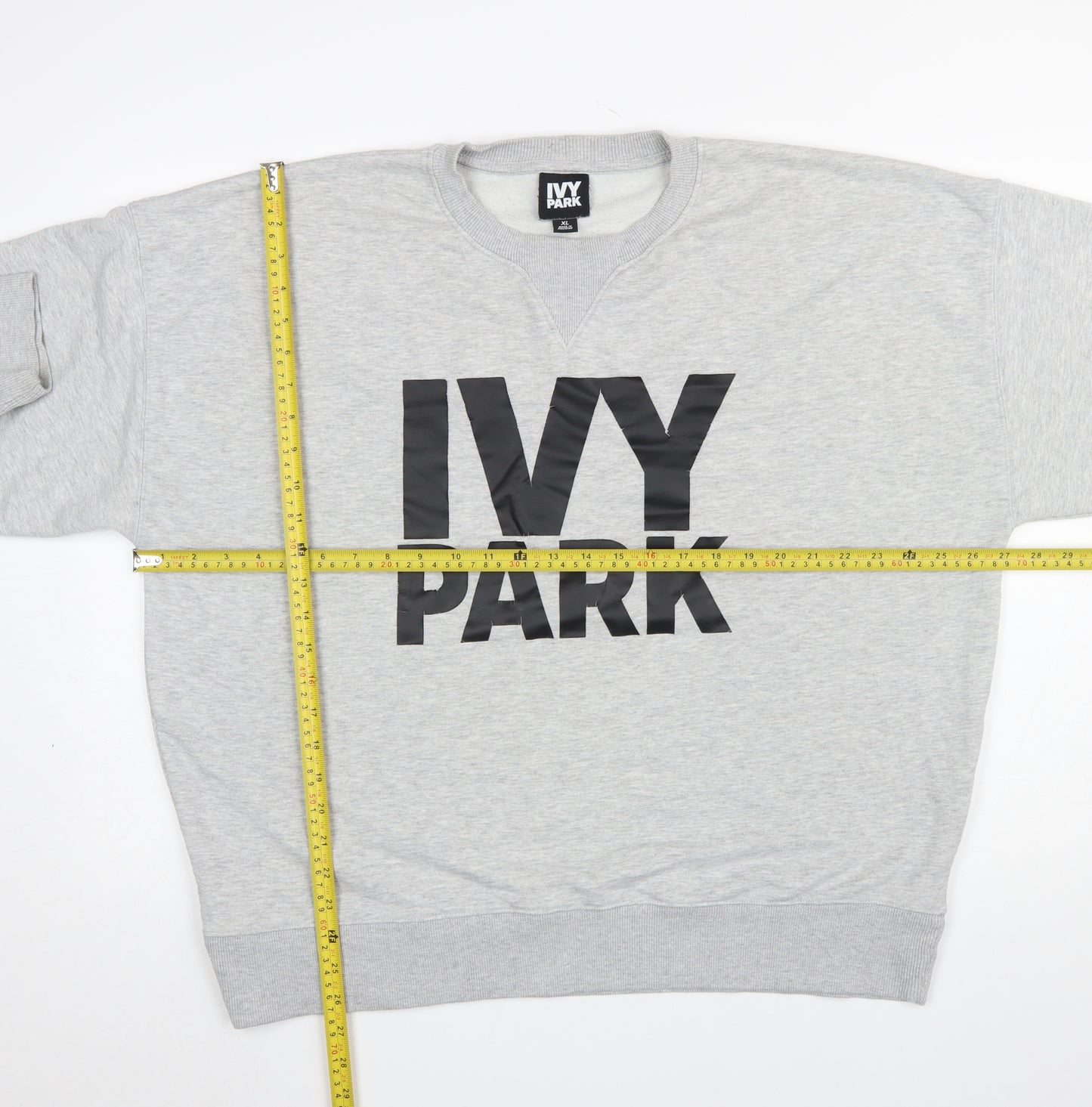 Ivy Park Women's Grey XL Crew Neck Logo Sweatshirt