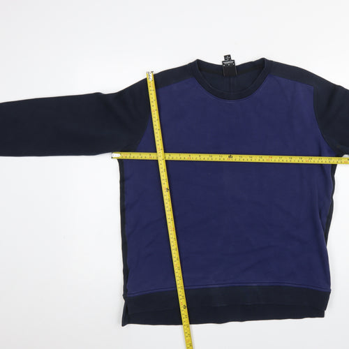 Nike RF Men's Blue Crew Neck Sweatshirt M Cotton Blend