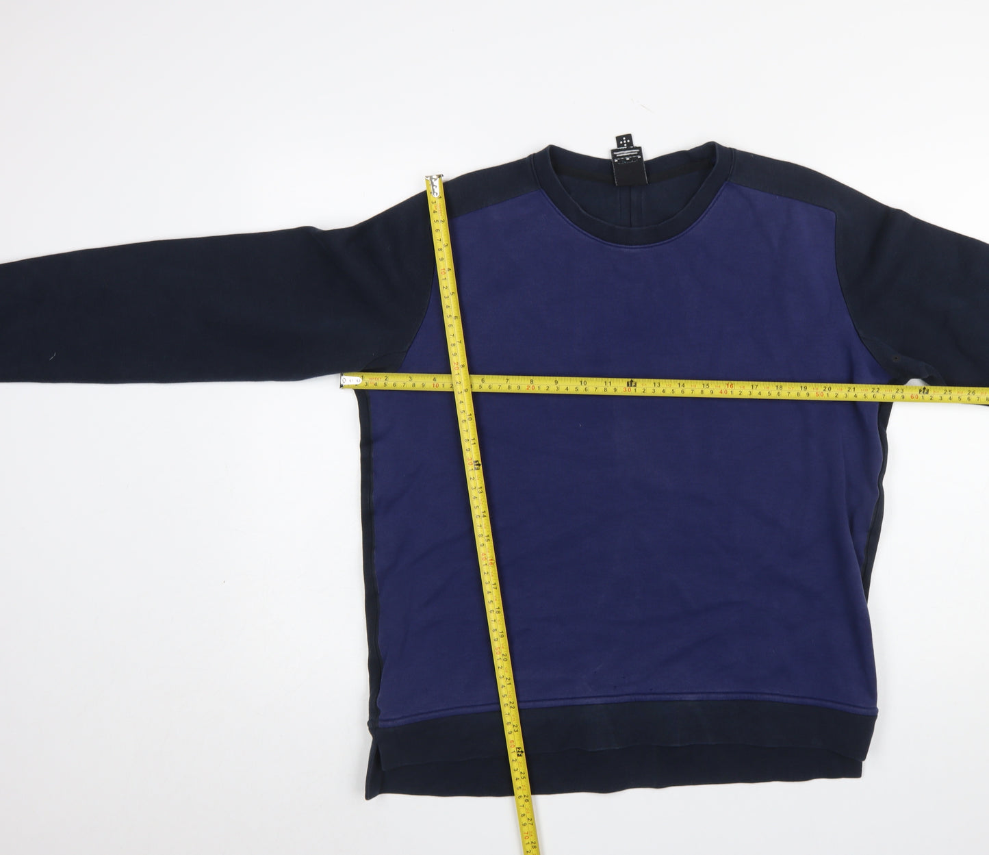 Nike RF Men's Blue Crew Neck Sweatshirt M Cotton Blend