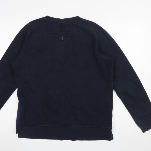 Nike RF Men's Blue Crew Neck Sweatshirt M Cotton Blend