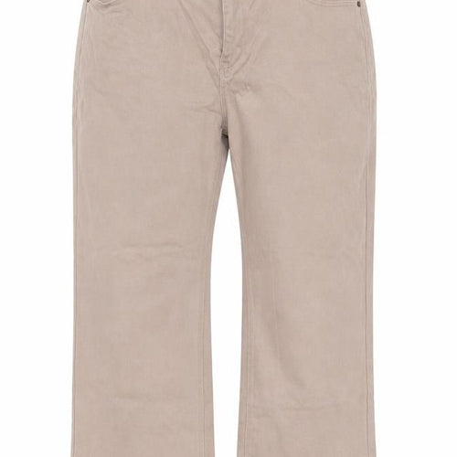Gallery Women’s Beige Straight Leg Stretch Jeans Size 18