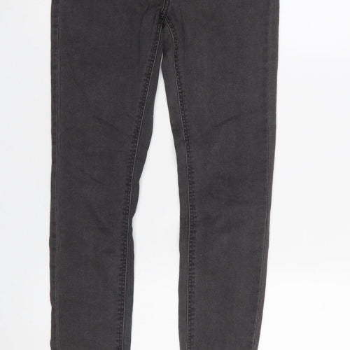 Noisy May Women’s Black Skinny Jeans Size 28 High Waist Denim