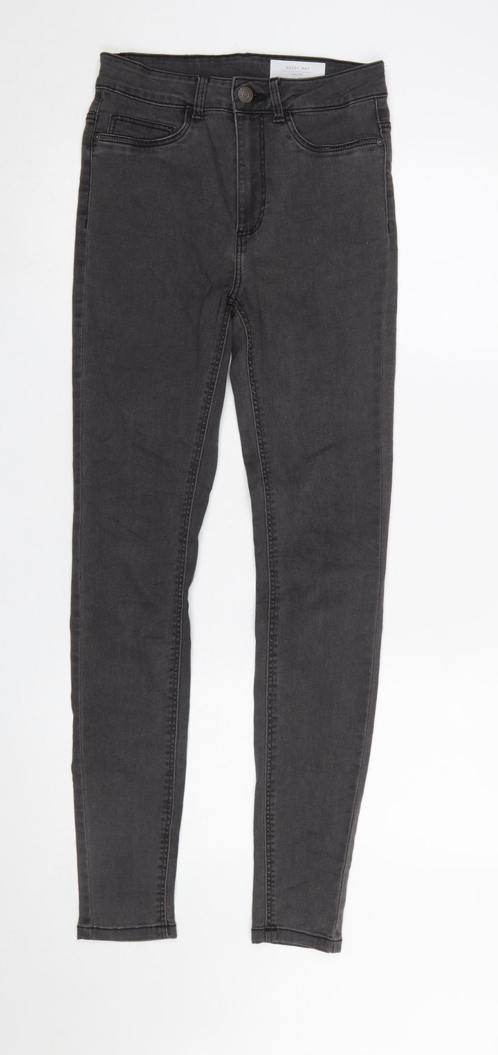 Noisy May Women’s Black Skinny Jeans Size 28 High Waist Denim