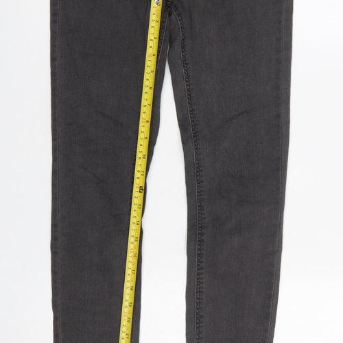 Noisy May Women’s Black Skinny Jeans Size 28 High Waist Denim