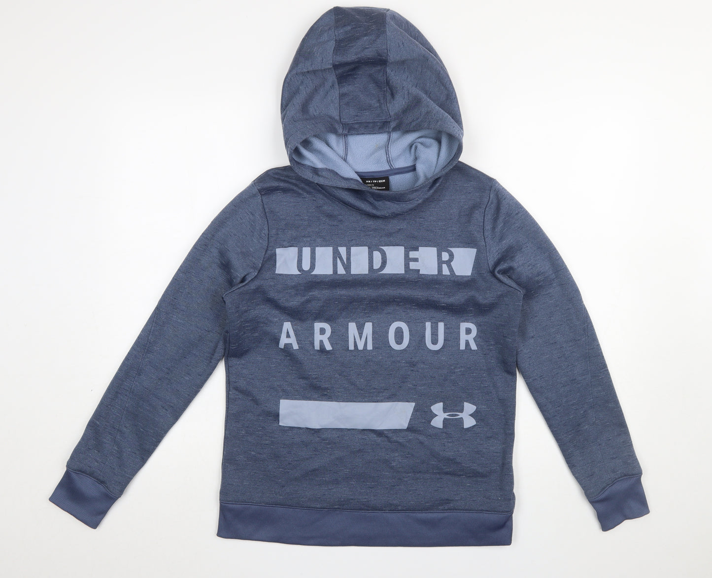 Under Armour Men Blue Pullover Hoodie XS Lightweight Fleece