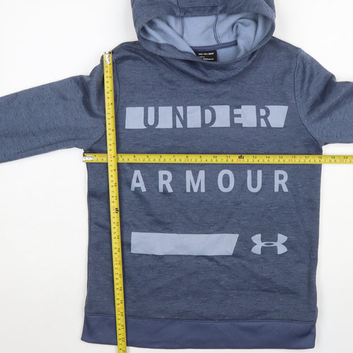 Under Armour Men Blue Pullover Hoodie XS Lightweight Fleece