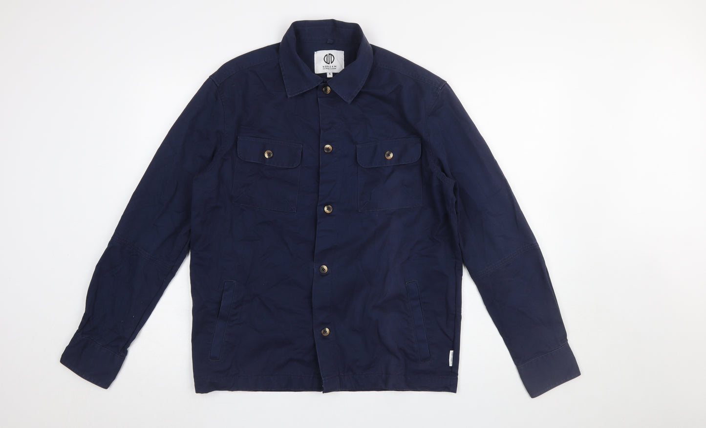 Nordam Men's Blue Cotton Twill Casual Basic Jacket Size S
