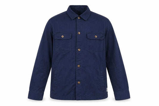 Front view of Nordam Men's Blue Cotton Twill Casual Basic Jacket, size S