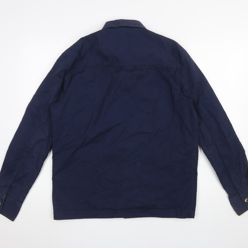 Nordam Men's Blue Cotton Twill Casual Basic Jacket Size S