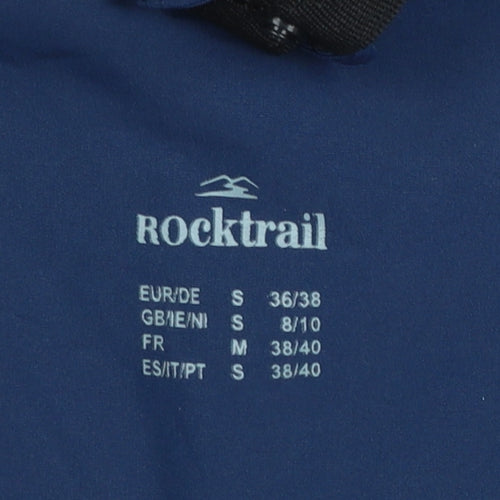 Rocktrail Women Blue S Rain Coat Jacket Hooded Waterproof Lightweight