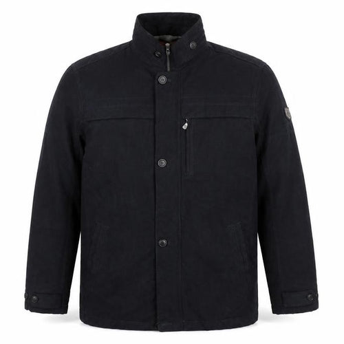 North Mile Men’s Black 44R Military Jacket Water Resistant Cotton Blend