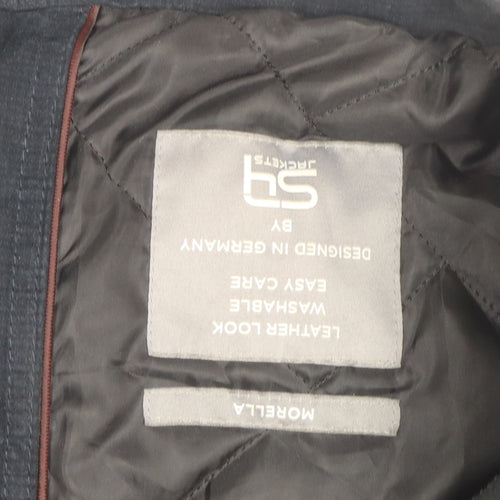 North Mile Men’s Black 44R Military Jacket Water Resistant Cotton Blend