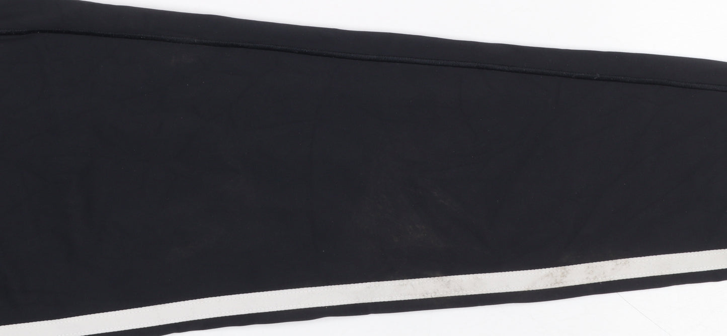Adidas Women's Black Side Stripe Leggings Size M Compression Fit