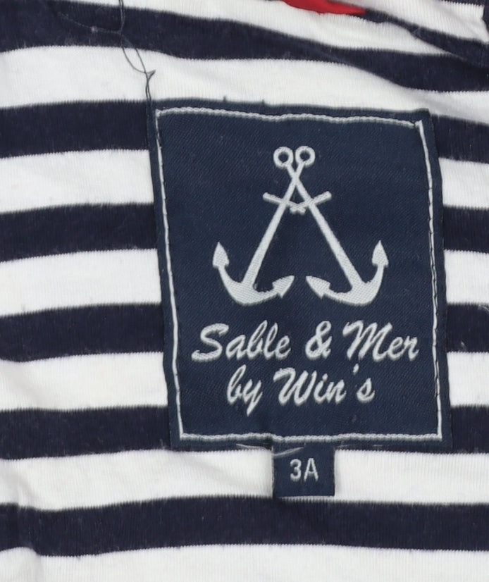 Sable & Mer Boys Red Hooded Waterproof Rain Coat 3 Years