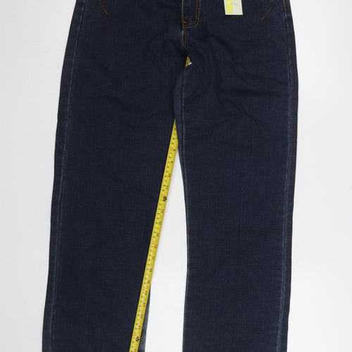 Nickelson Men Blue Straight Denim Jeans Size 50 Regular Fit