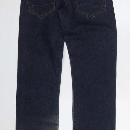 Nickelson Men Blue Straight Denim Jeans Size 50 Regular Fit