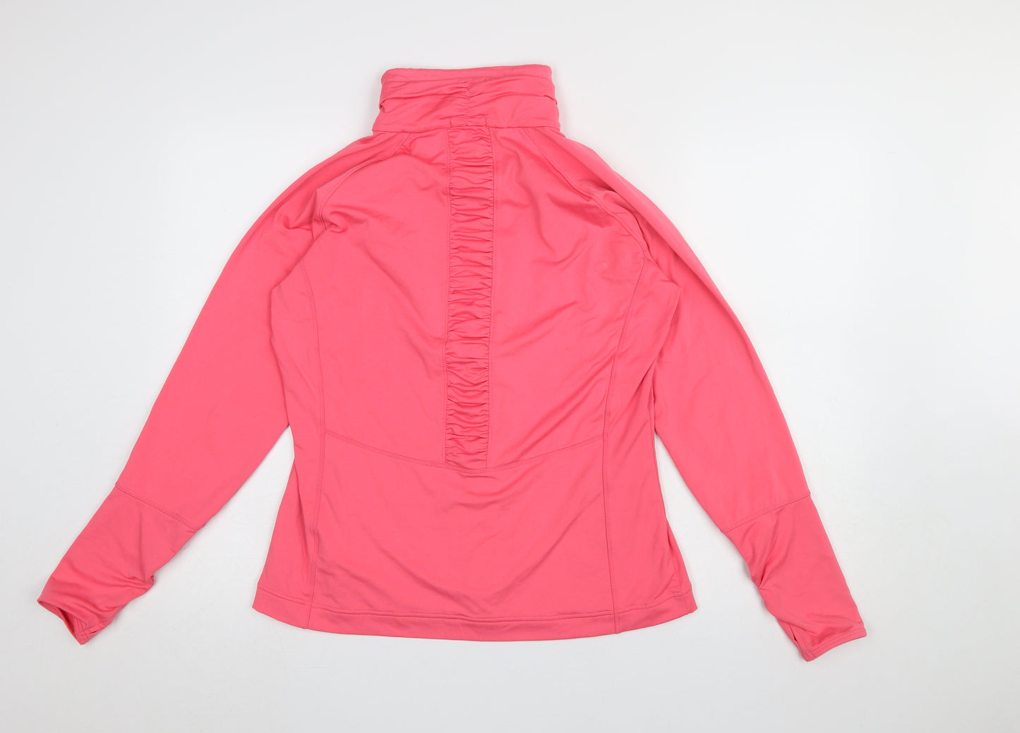 Green Lamb Women’s Pink Full Zip Sweatshirt Size M Polyester Blend Activewear