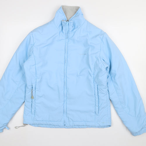 Trespass Women's Blue Waterproof Puffer Jacket Size M