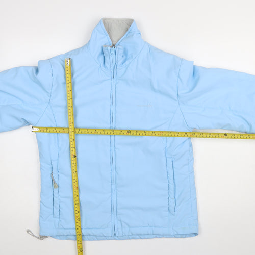 Trespass Women's Blue Waterproof Puffer Jacket Size M
