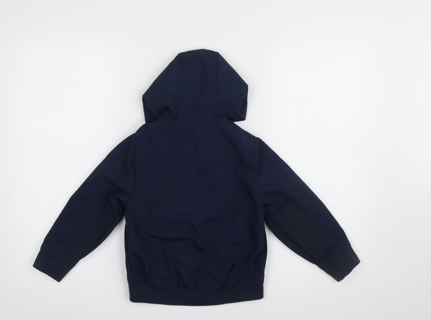 Lyle & Scott Boys Blue Hooded Windbreaker Jacket 5-6 Years