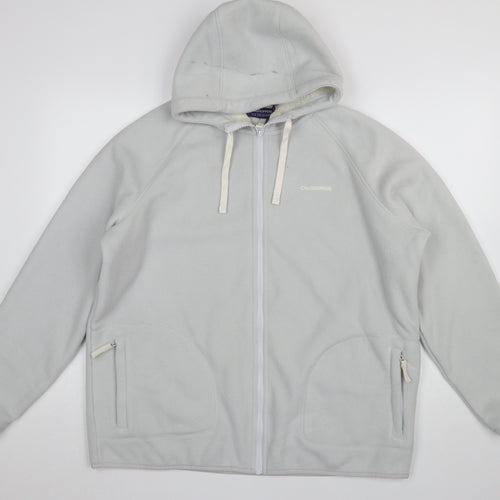 Craghoppers Women’s Grey Fleece Hooded Full Zip Jacket Size 18