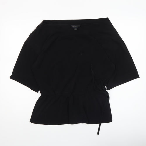Roland Klein Women’s Black Size 14 Tie Waist Tunic Blouse