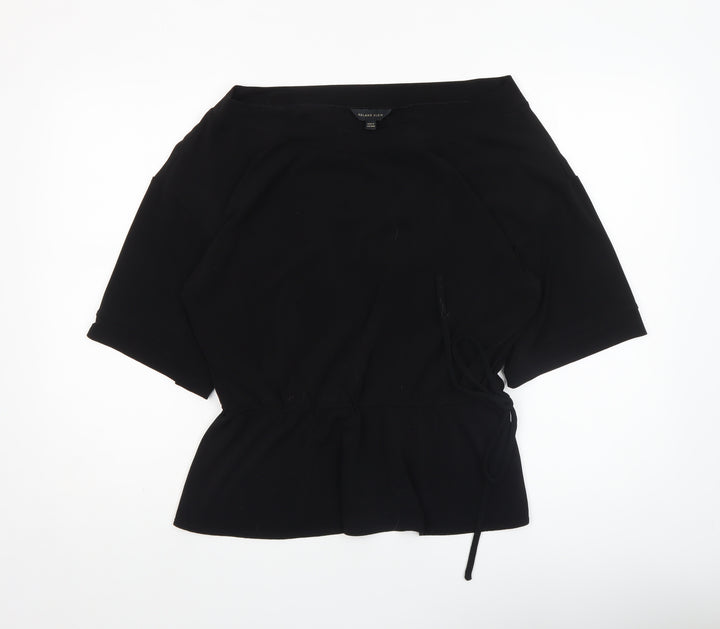 Roland Klein Women’s Black Size 14 Tie Waist Tunic Blouse
