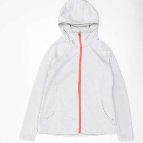 Mountain Warehouse Women Grey ISOCool Full Zip Hoodie Size 12