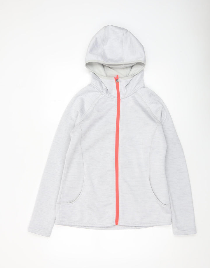 Mountain Warehouse Women Grey ISOCool Full Zip Hoodie Size 12