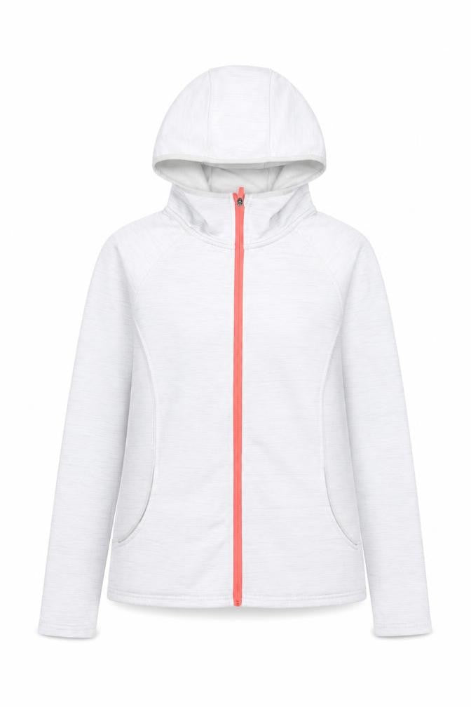 Front view of Mountain Warehouse Women Grey ISOCool Full Zip Hoodie, size 12