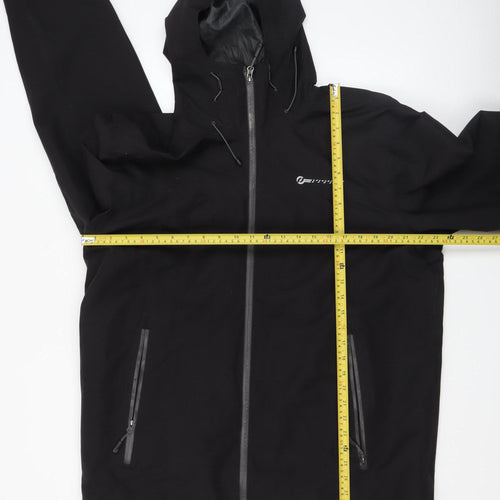 Crivit Men's Black 2XL Softshell Hooded Outdoor Jacket